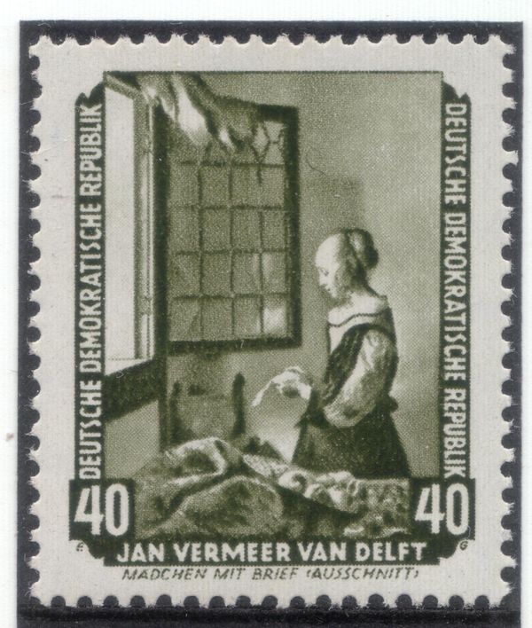 "Girl reading a Letter at an Open Window", by Jan Vermeer