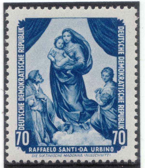 "The Sistine Madonna", by Raffael (detail)