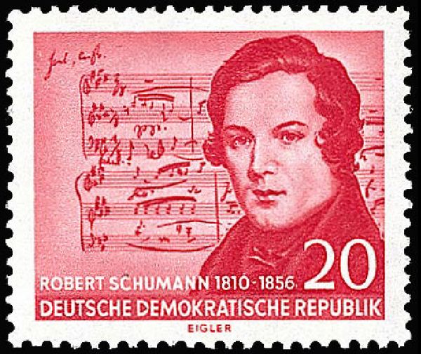 Robert Schumann (1810-1856), Composer, Sheet of Music
