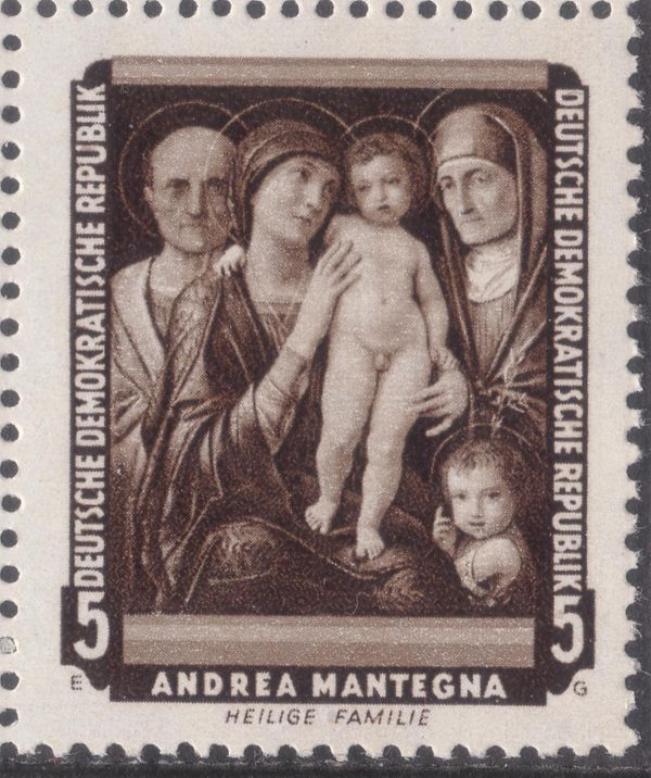"The Holy Family", Andrea Mantegna