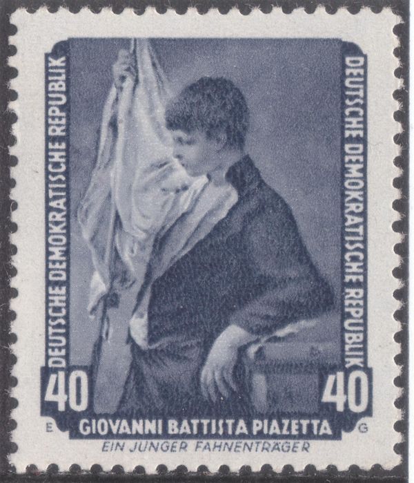 "Young Standard Bearer", Giovanni Batista Piazzetta