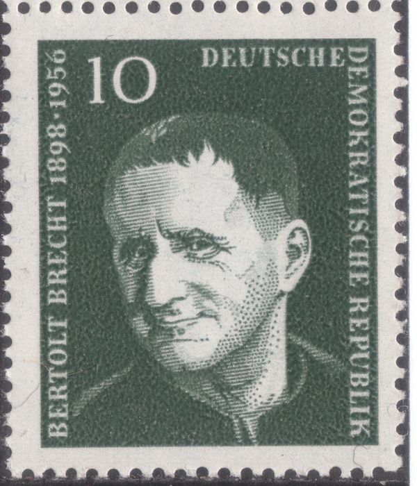 1st Death Anniversary of Bertolt Brecht (1898-1956)