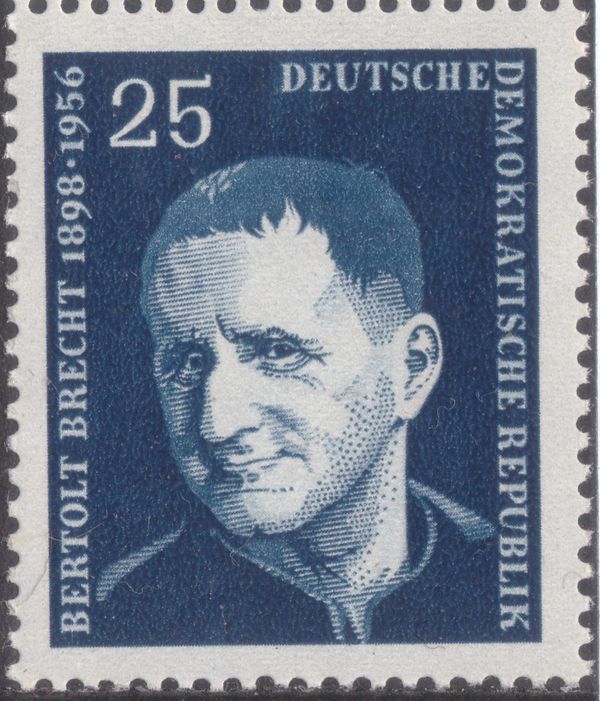 1st Death Anniversary of Bertolt Brecht 1898-1956)