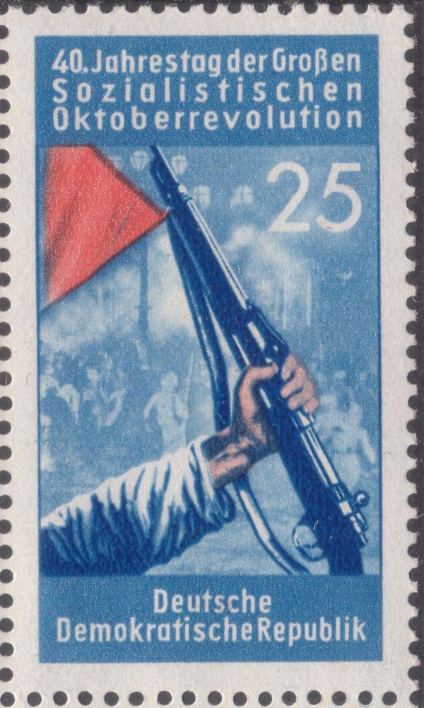 Gun and Red Flag