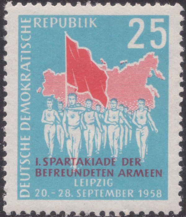Athletes with flag