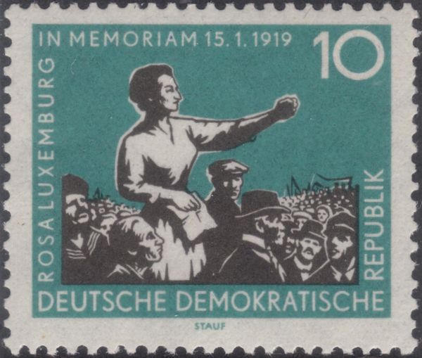 Rosa Luxemburg (1871-1919), Politician, Co-founder of the KP