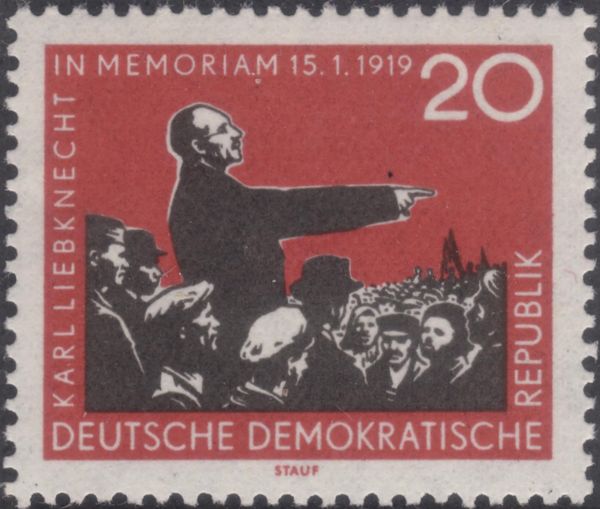 Karl Liebknecht (1871-1919), politician