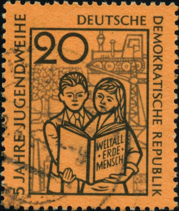 Boy and Girl with Book