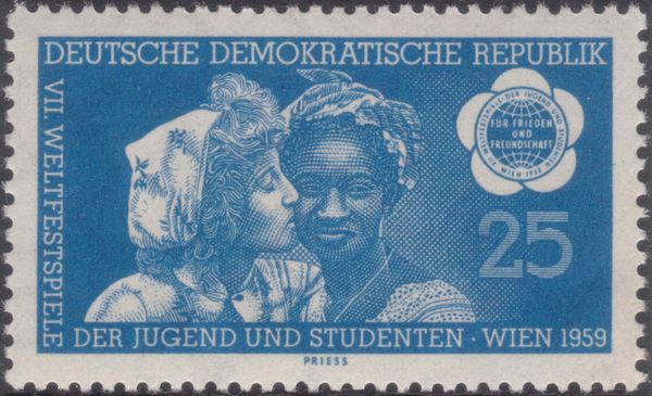 White-black girls kissing