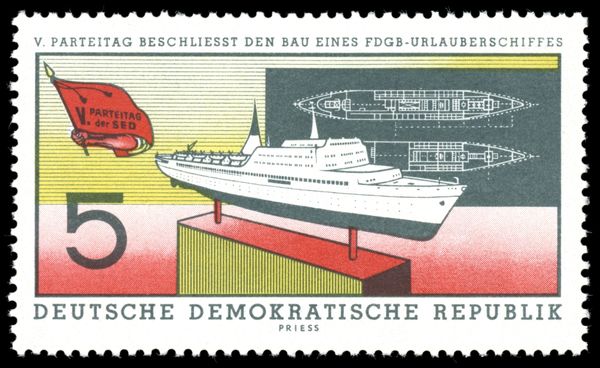 Model and plan of the ship