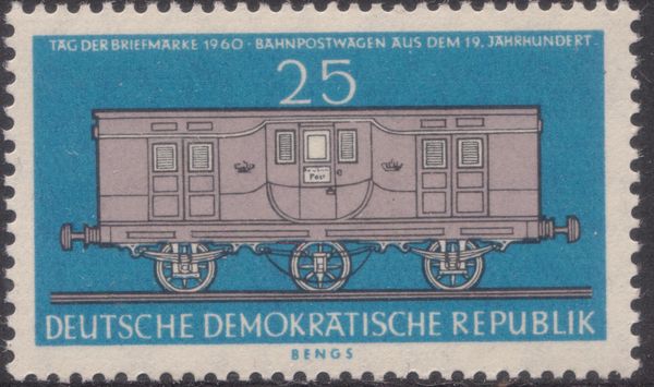 Railway postal car