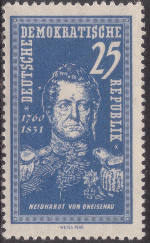 Neidhardt von Gneisenau (1760-1831)