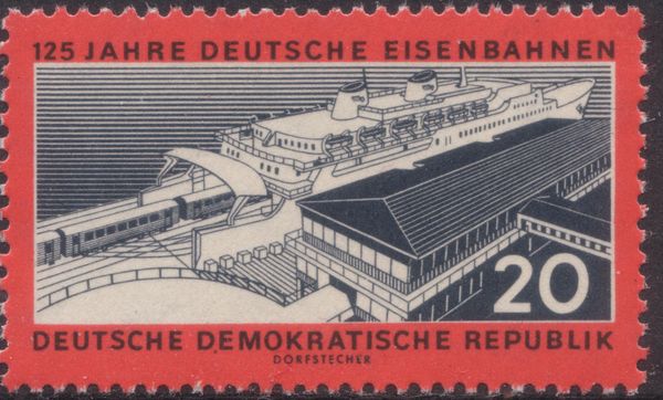 Sassnitz railway station, railway ferry