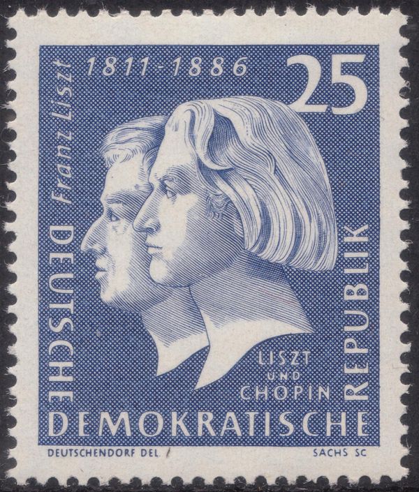 Liszt and Frédéric Chopin