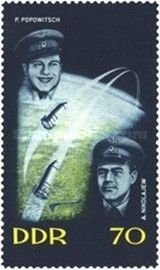 P.R. Popovich (1930-2009), A.G. Nikolayev (1929-2004)