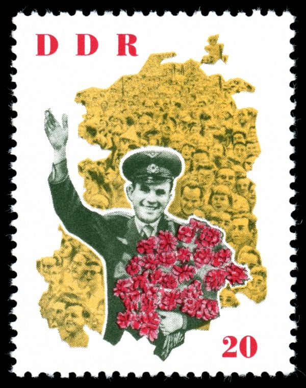 Gagarin at rally
