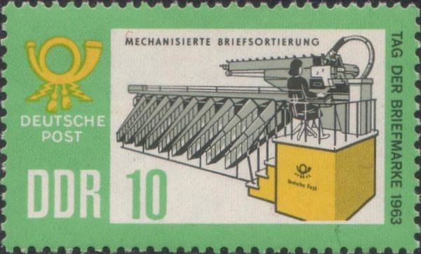Letter distributed machine