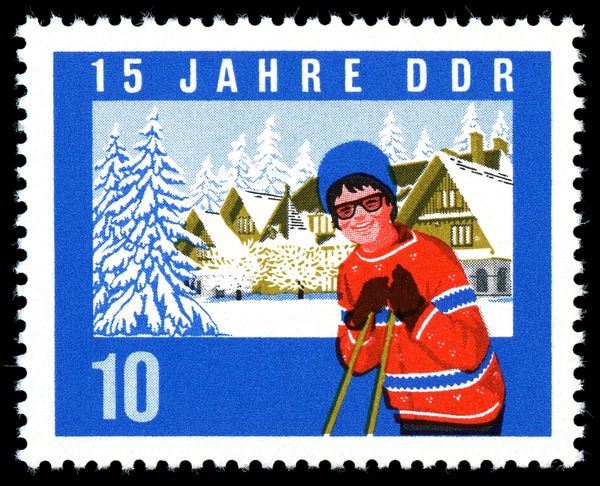 Winter Tourist, Snowy Village