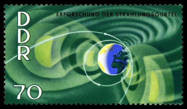 Earth, Satellite Orbital Paths, Radiation Belt