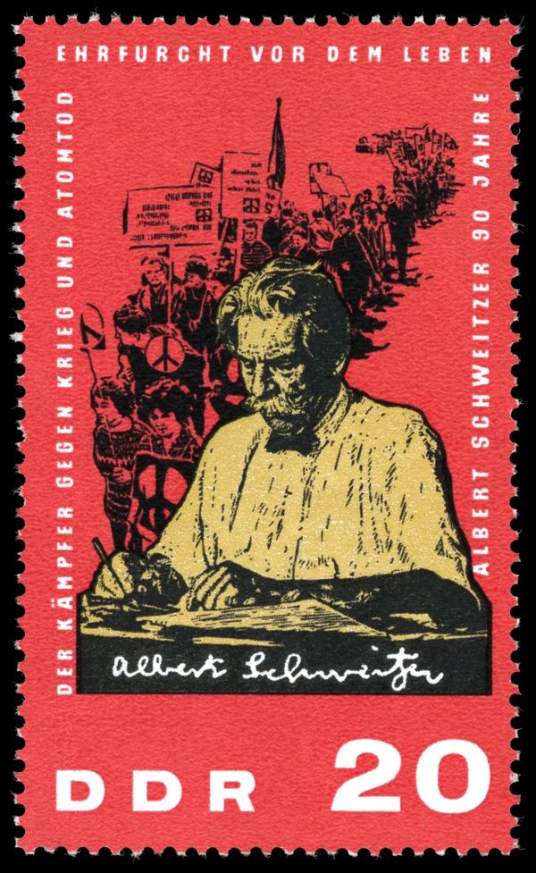 Albert Schweitzer, Demonstration Against Nuclear Weapons