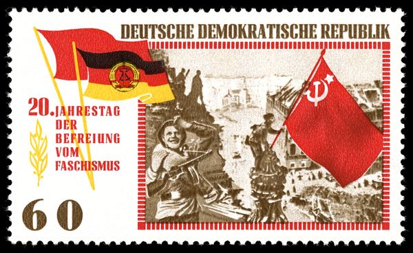Soviet Red Army Soldiers Hoisting Flag
