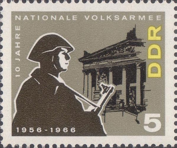 Soldier and National Gallery Berlin
