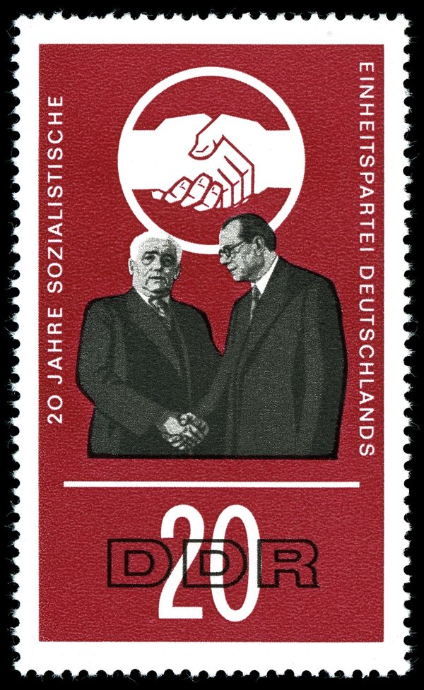 Wilhelm Pieck (1876-1960) and Otto Grotewohl (1894-1964)