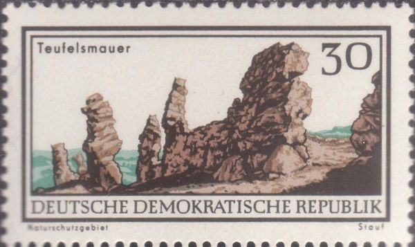 Devil's Wall near Thale in the Harz