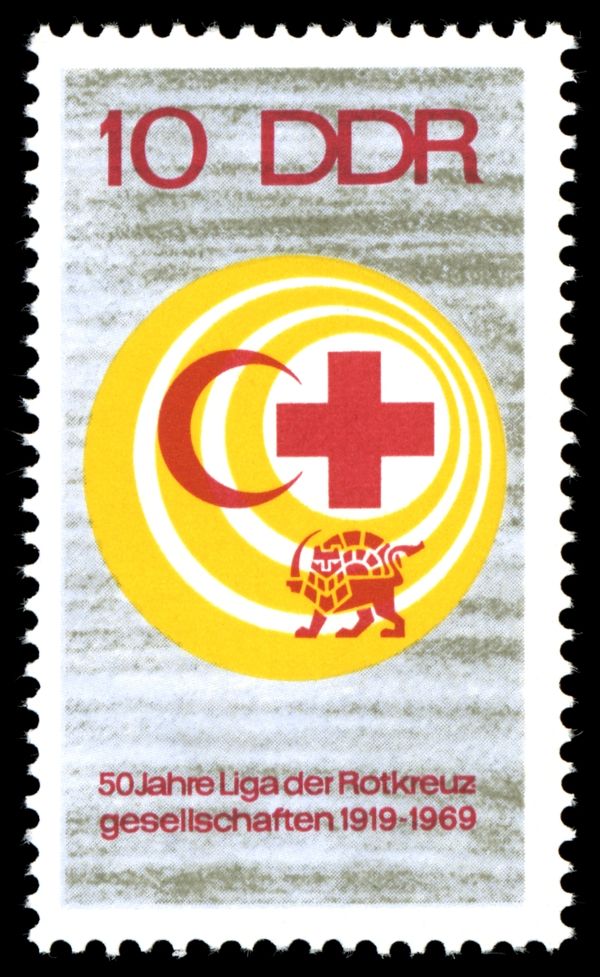 Symbols of Red Crescent, Red Cross, Red Lion & Red Sun Orgs