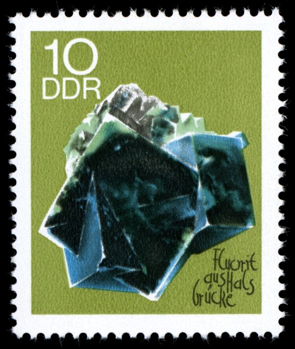 Fluorite (Fluorspar), Halsbrücke (Erzgebirge)