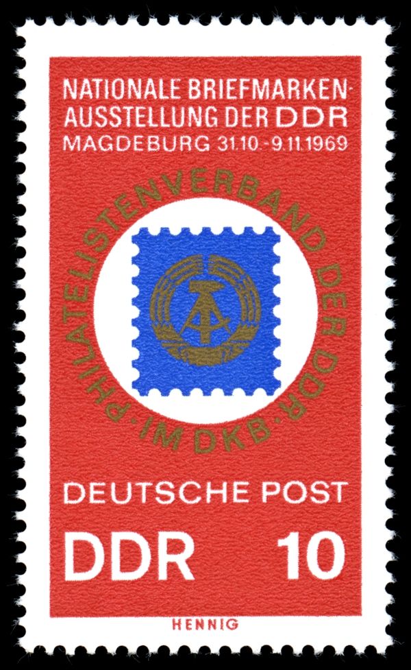 Badge of the Philatelic Association of the GDR