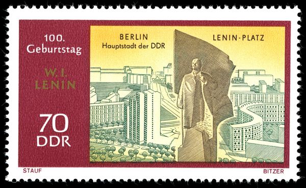 Lenin Square and Lenin Monument, Berlin