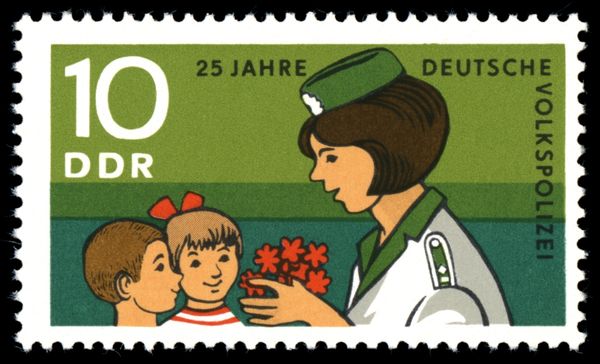 Policewoman with Children