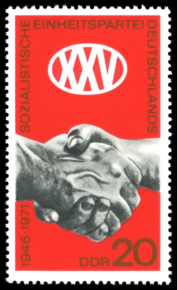 25 Years of the Socialist Unity Party of Germany (SED)