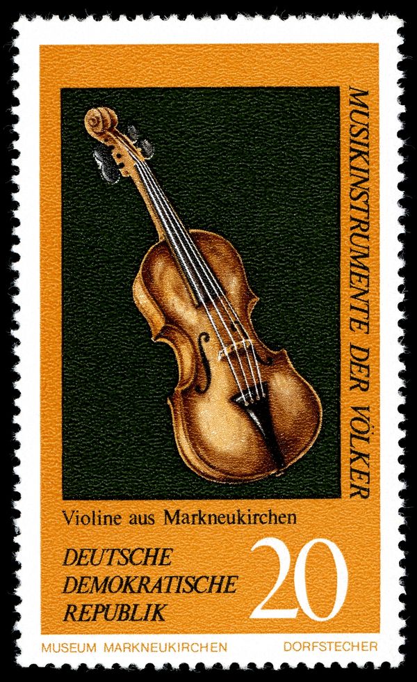 Violin by Johann Adam Lorenz, Markneukirchen