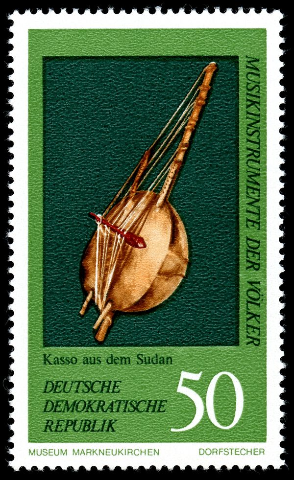 Kasso (Harp Lute Instrument), Sudan