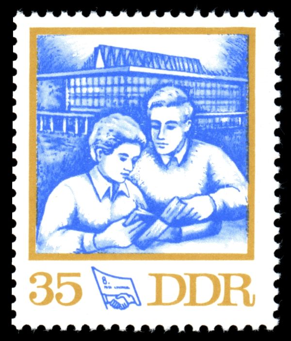 Workers Reading; Palace of Culture, Dresden