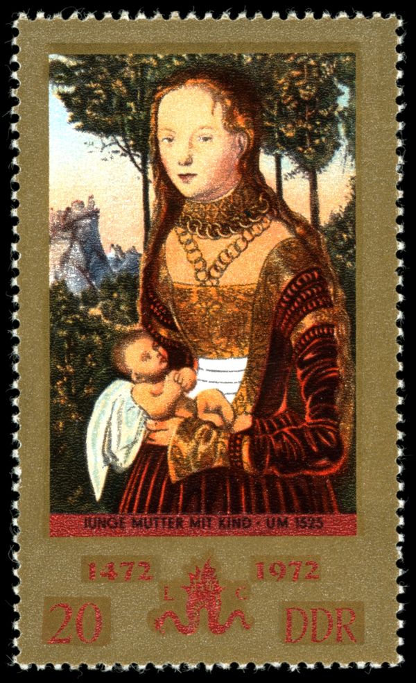 Young Mother with Child, Lucas Cranach sen.