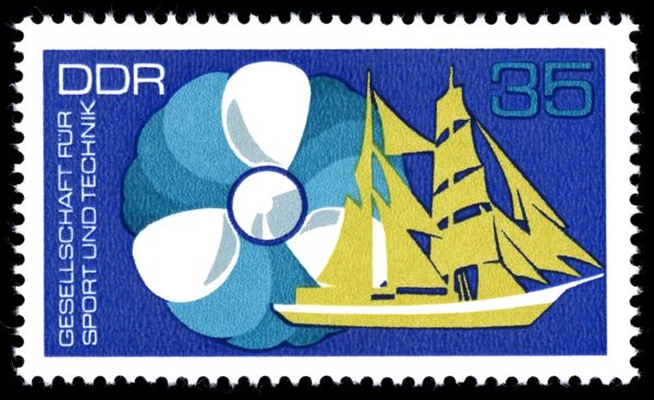 Propeller, sail training ship