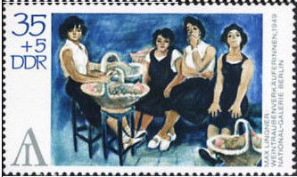 Grape Sellers in Southern France, Max Lingner