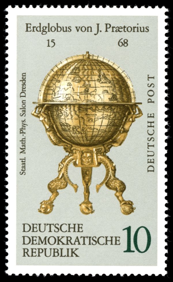 Globe by J. Praetorius (1568)
