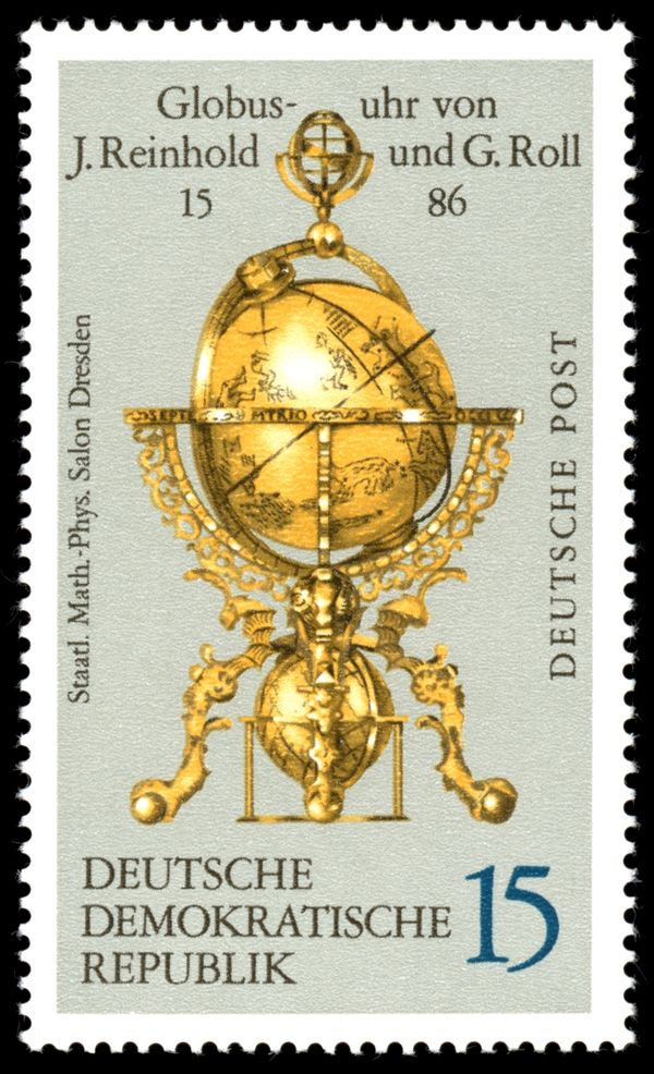 Globe Clock by J. Reinhold and G. Roll (1586)