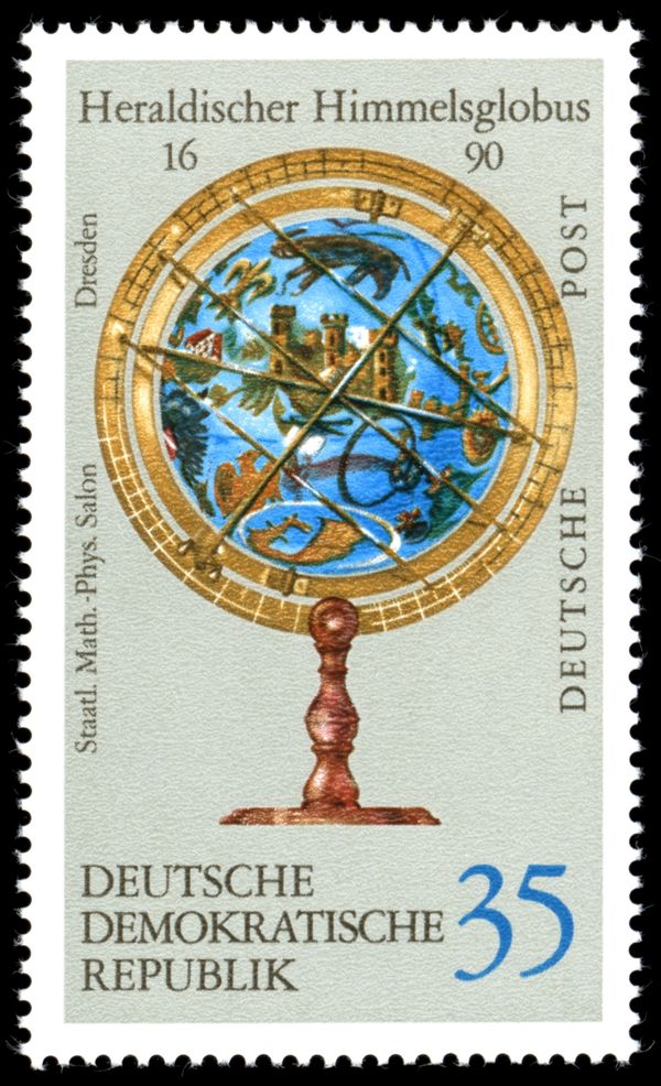 Heraldic Celestial Globe (1690)