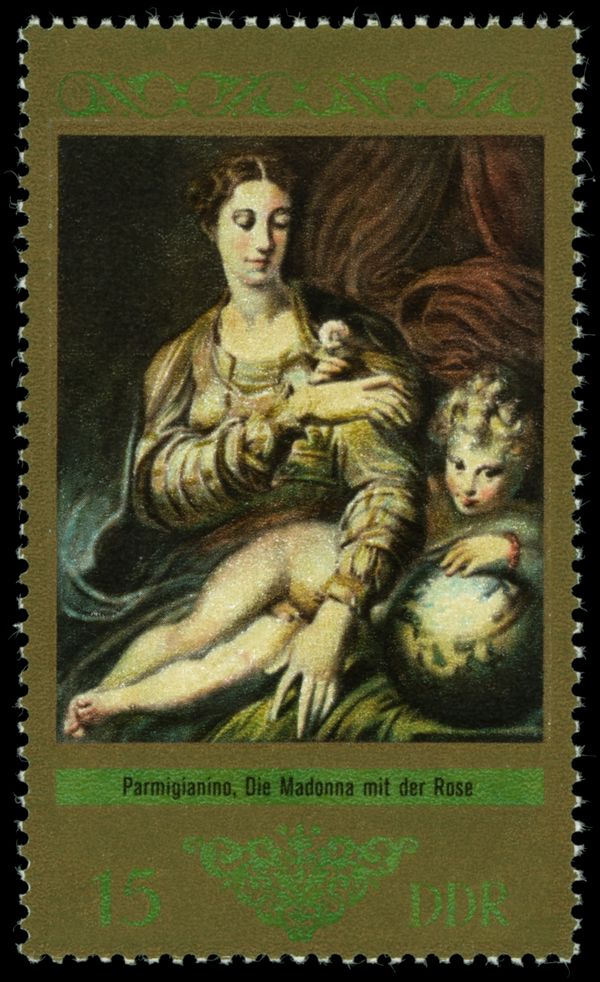 Madonna with Rose, Parmigianino
