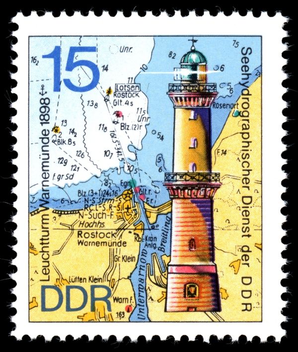 Warnemünde Lighthouse, 1898