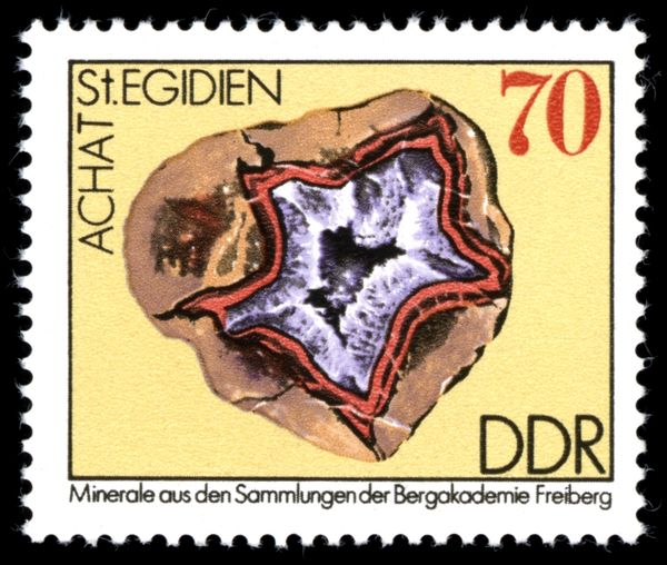 Agate in Porphyry, Saint Egidien (Saxony)