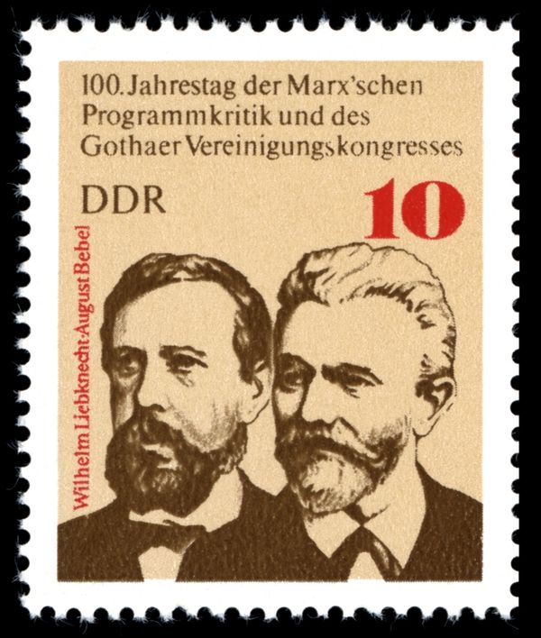 Wilhelm Liebknecht and August Bebel