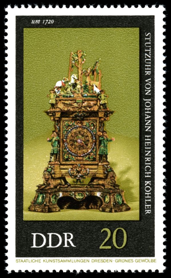 Mantlepiece Clock, J. H. Köhler & J. G. Graupner, c. 1720