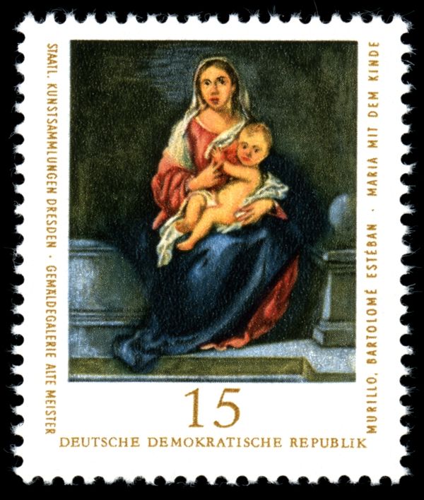 Mary with the Child, Bartolomé Estebán Murillo