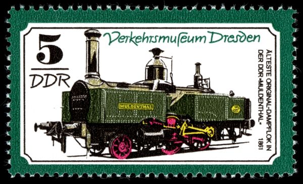 Steam Locomotive "Muldenthal" in 1861